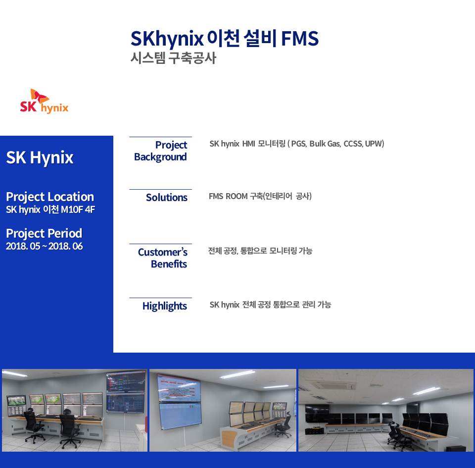 SKhynix 이천 설비 FMS 시스템 구축공사