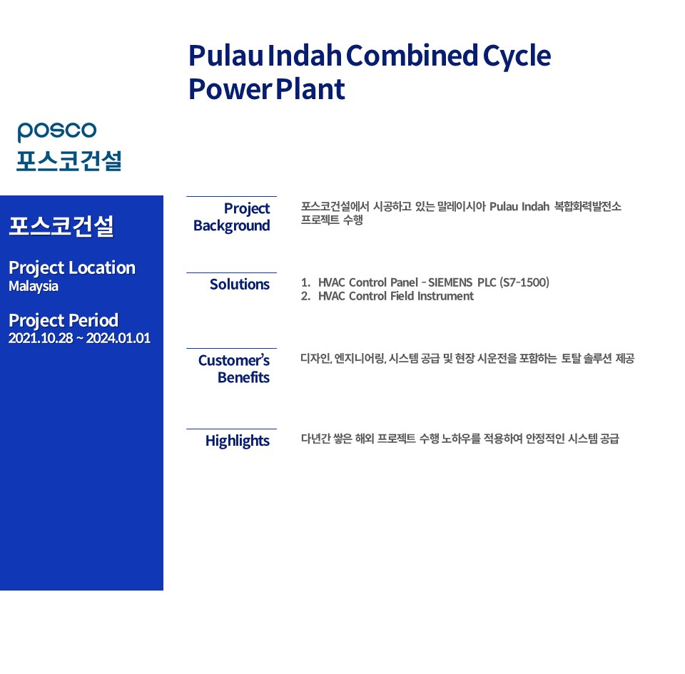 Pulau Indah Combined Cycle Power Plant